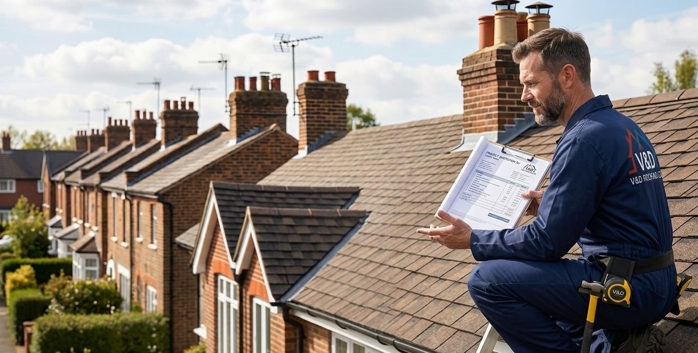 Detailed Quotation v&d roofing ltd ridditch