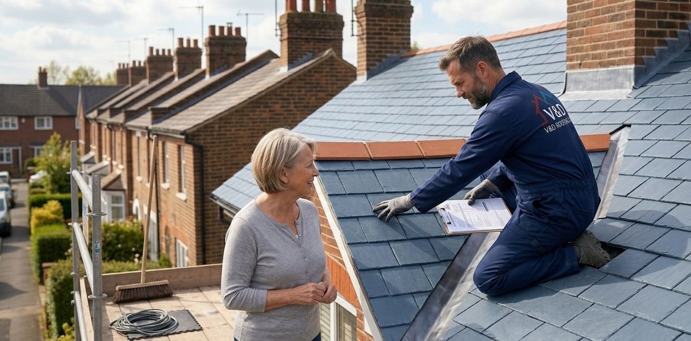 ROOF REPLACEMENTS - v&d roofing ltd