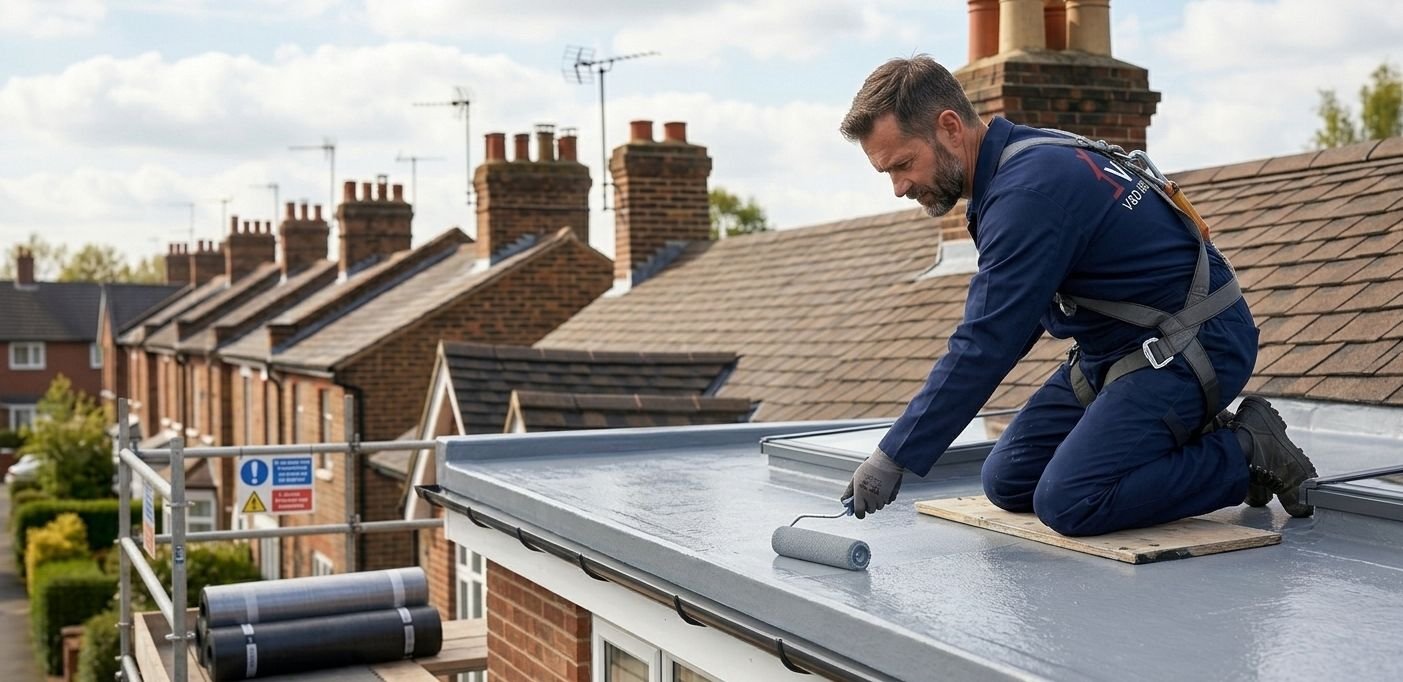 Redditch flat roofers - v&d rooging ltd