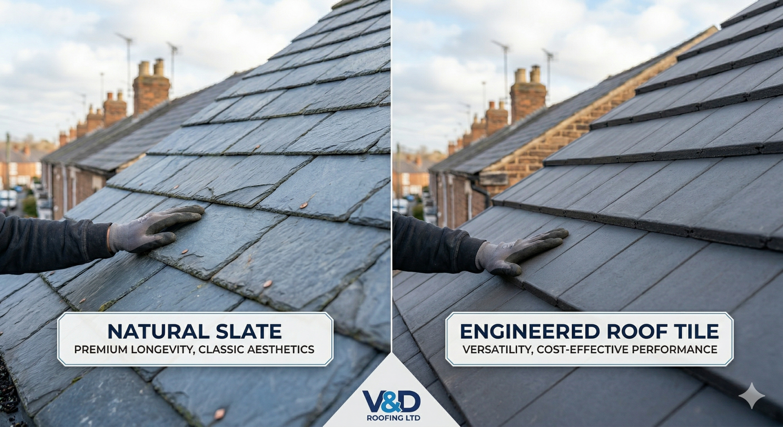 Tile vs. Slate Choosing the Perfect Material for Your New Roof in the UK